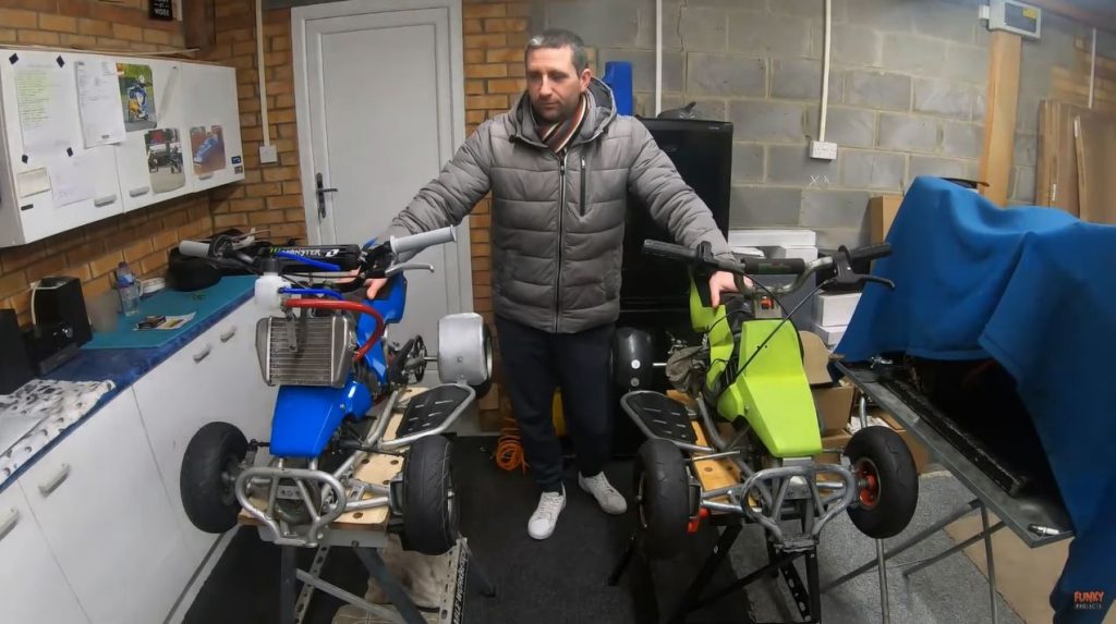 Mini petrol racing quads